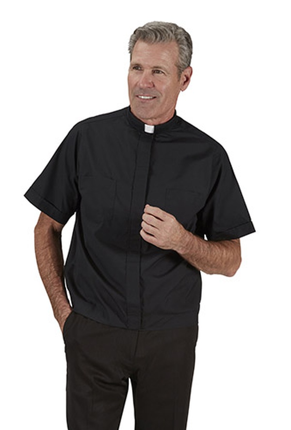 Summer Comfort Jak Shirt - Black - Short Sleeve | Church Partner