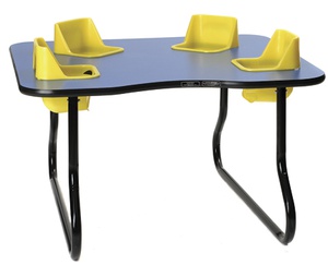 Toddler Tables TT4SS 4 Seat Space Saver Table