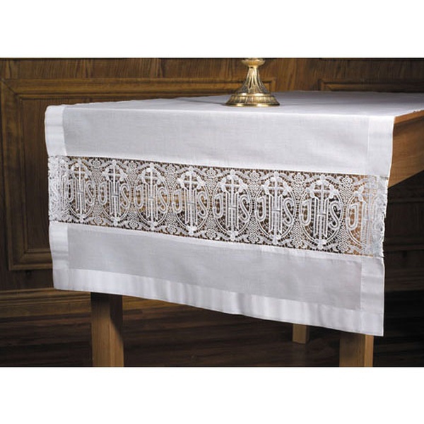 Latin Cross Altar Runner Polyester/Cotton Blend Church Partner