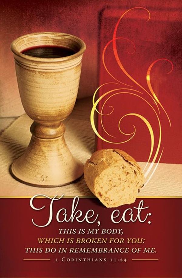 Take, Eat Communion Letter-Size Bulletin | Church Partner