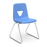 classroom student chairs soft plastic virco sled chair 2000 base series
