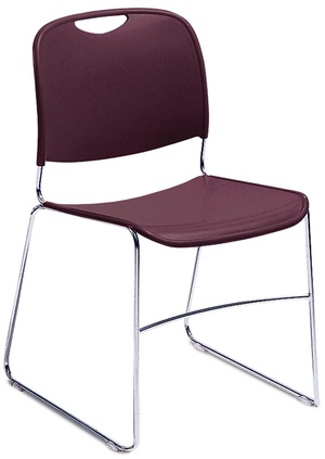 NPS® 8652 Signature Stack Chair, Grey Fabric