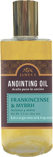 Anointing Oil - Frankincense and Myrrh (3.5 oz) Altar Size