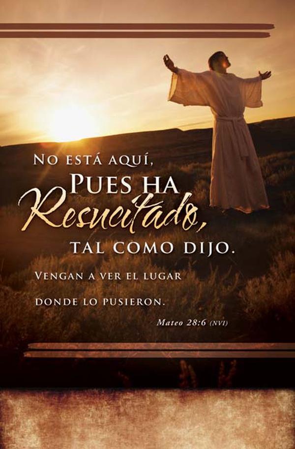 Spanish Easter Bulletin—No Esta Aqui Pues Ha Resucitado Church Partner