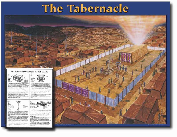 "The Tabernacle" Laminated Chart | Church Partner