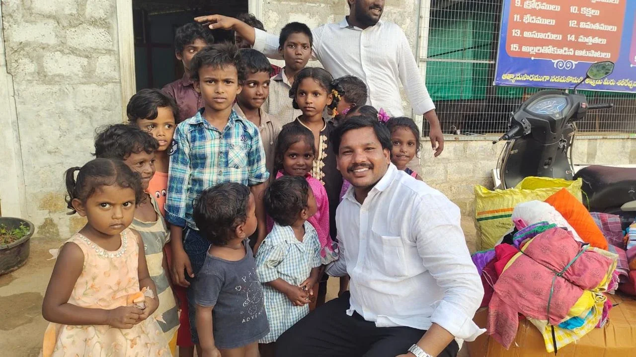 Ration kit distribution to community members