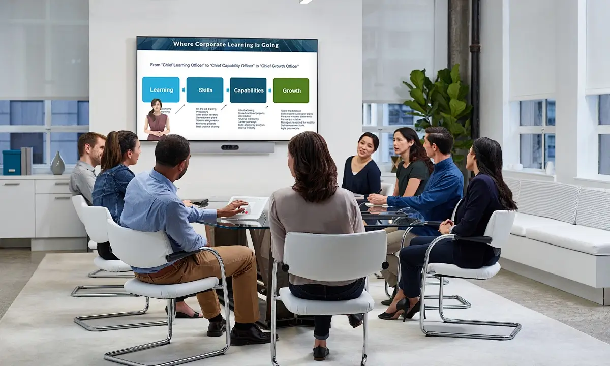 Corporate training video generated from a PDF