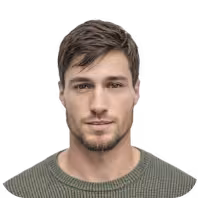Front-facing 2D avatar example 3 for digital cloning
