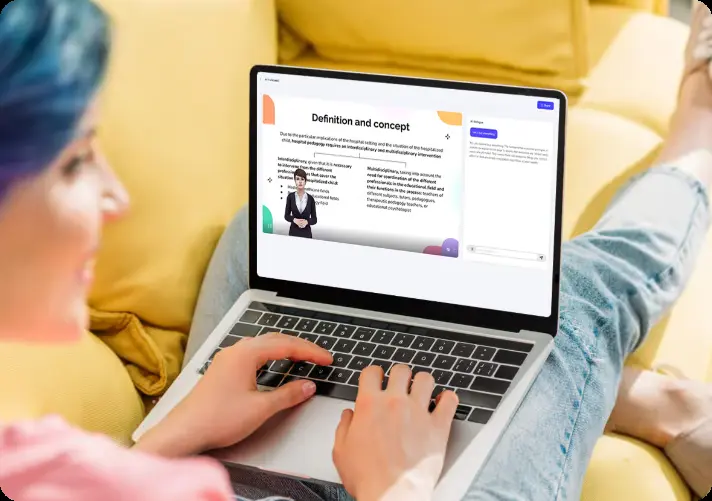 AI-powered corporate training presentations for employee development