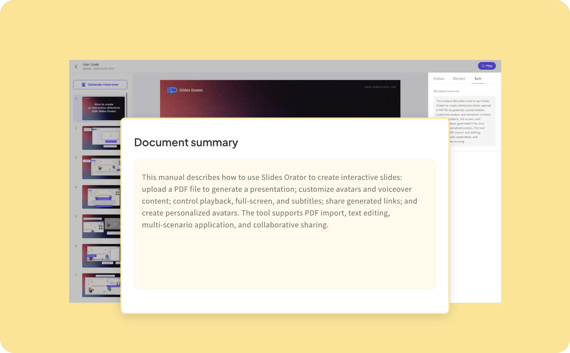 Document Summary