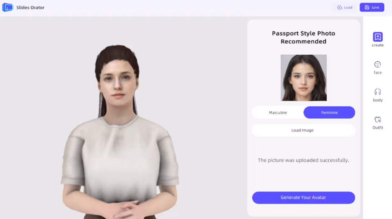 3D Avatar Product Demo