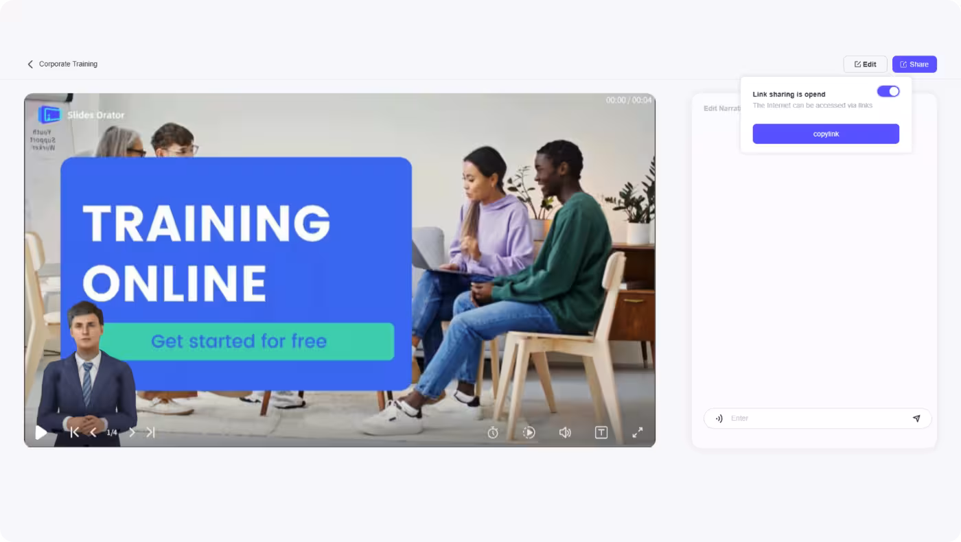 Share & Embed