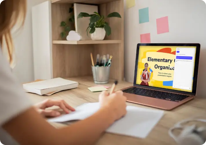 AI-powered education presentations for classroom learning