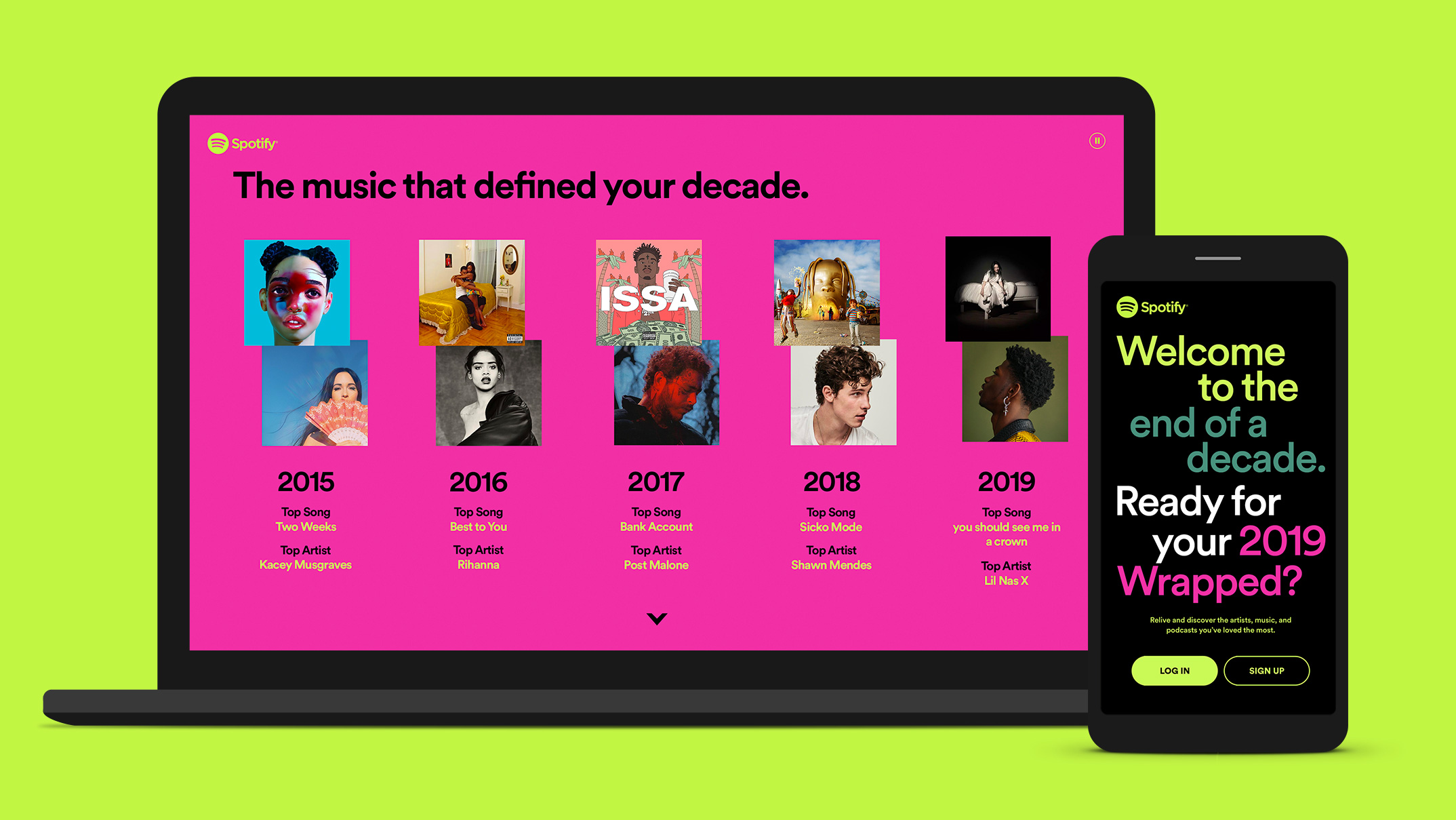 artists spotify login