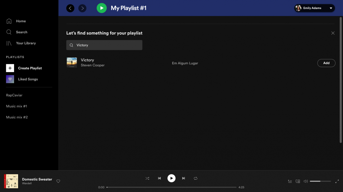 Spotify Web Player - Wepicker