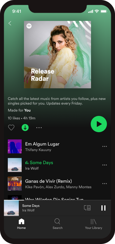 button changes - Spotify updates