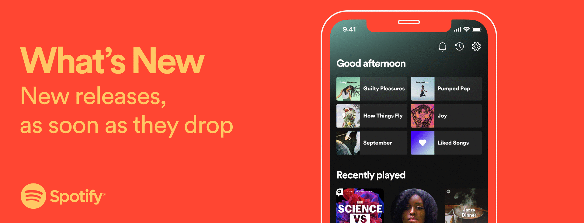 spotify what's new