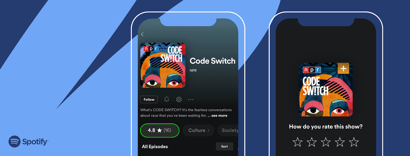 Show Your Favorite Podcasters You Love Them With Spotify's New Star Ratings  for Podcasts — Spotify