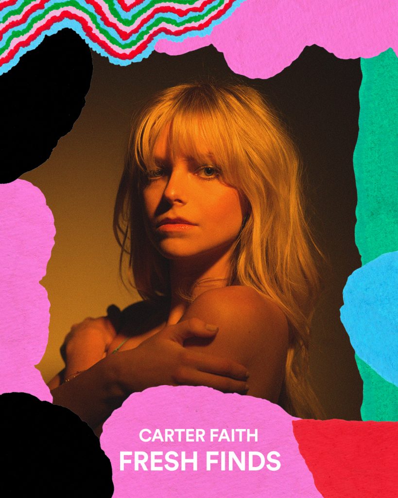 cover art for spotify fresh finds pick carter faith