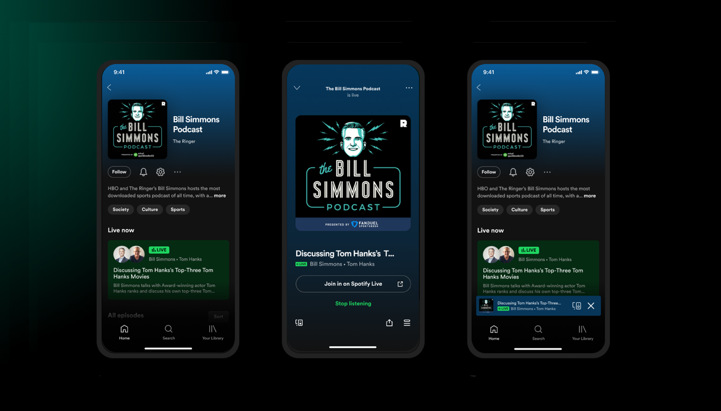 Spotify Greenroom Is Getting a New Name—Spotify Live—And a New Home