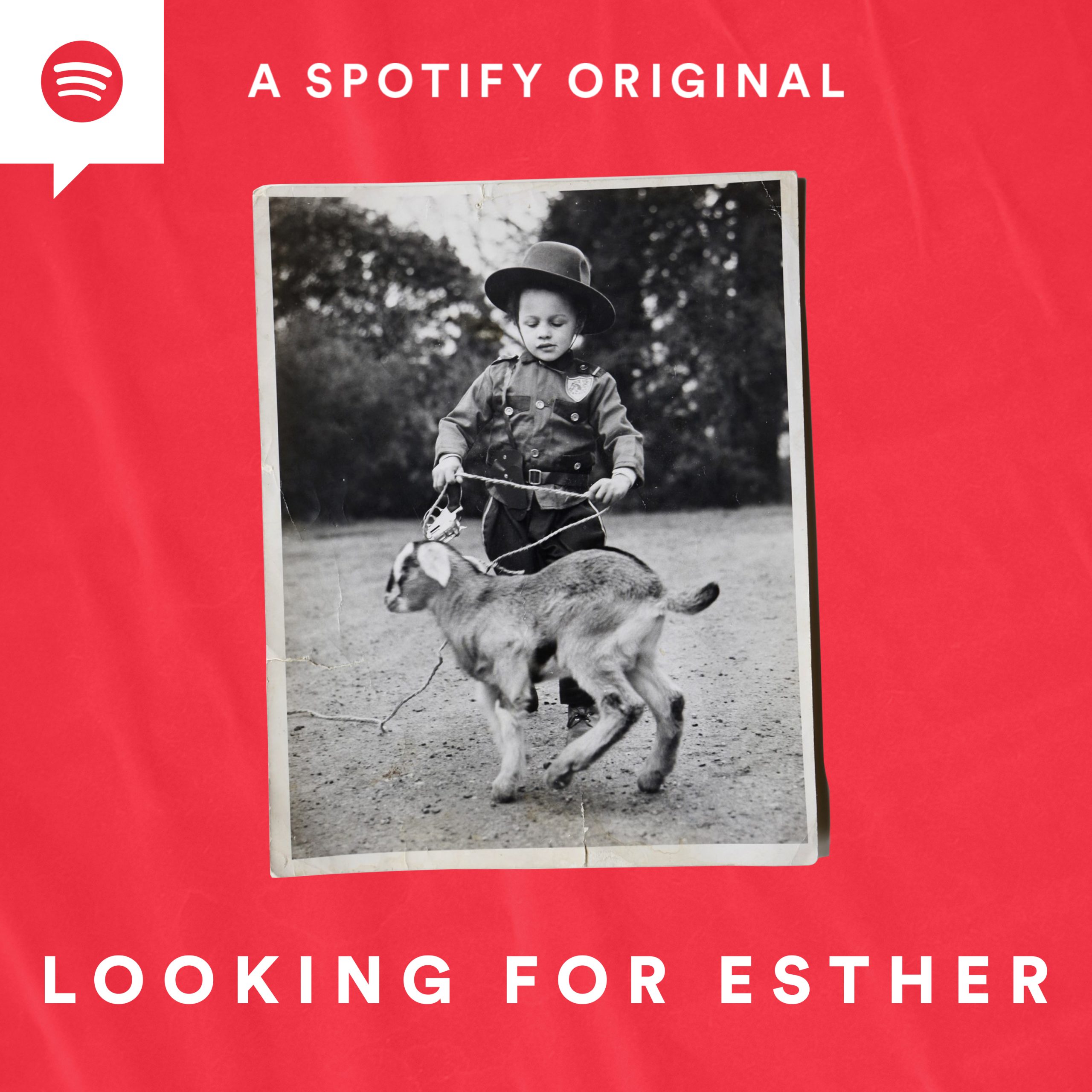 the cover art for the podcast looking for esther