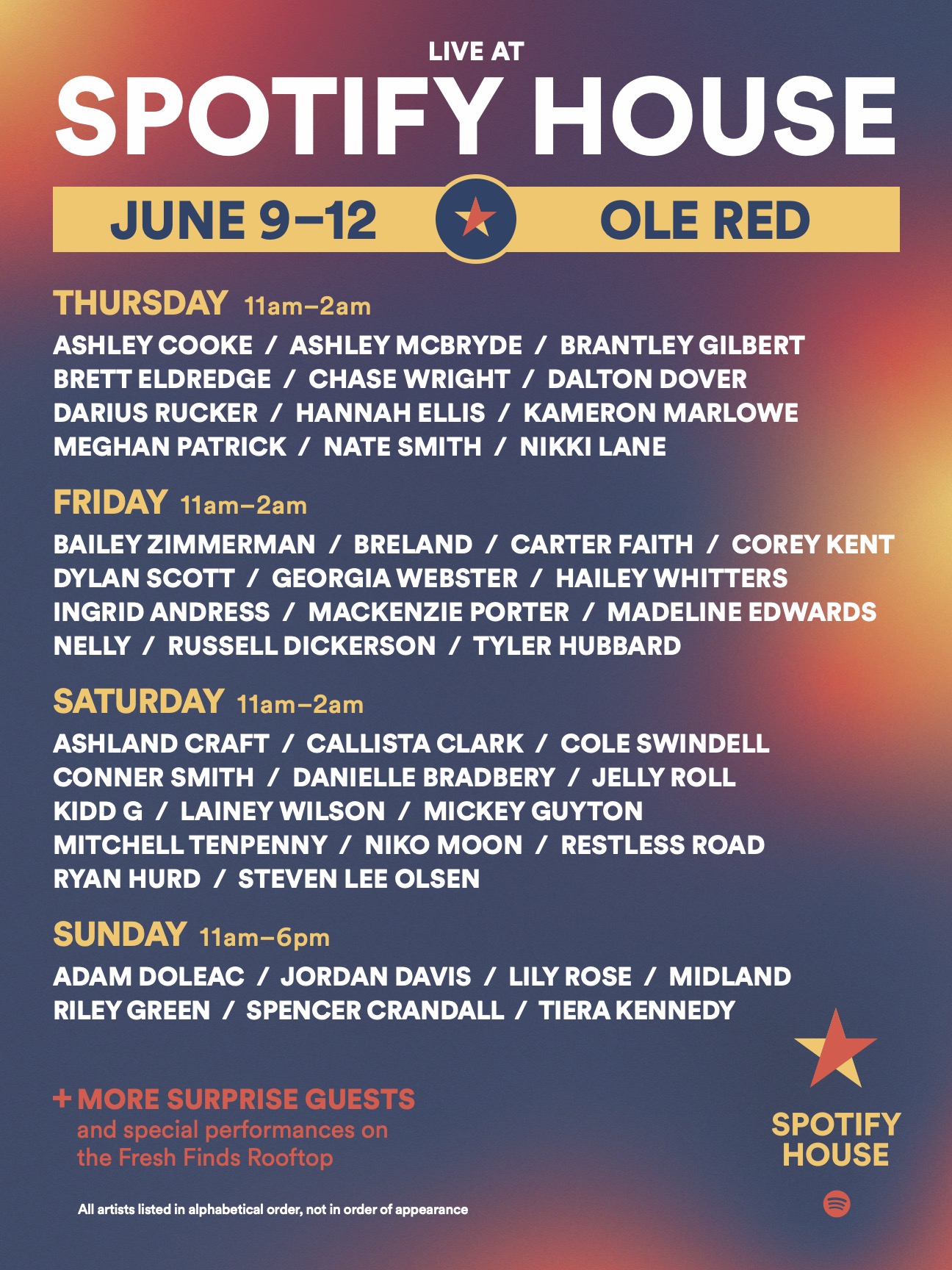 CMA FEST REVEALS INITIAL 2022 LINEUP