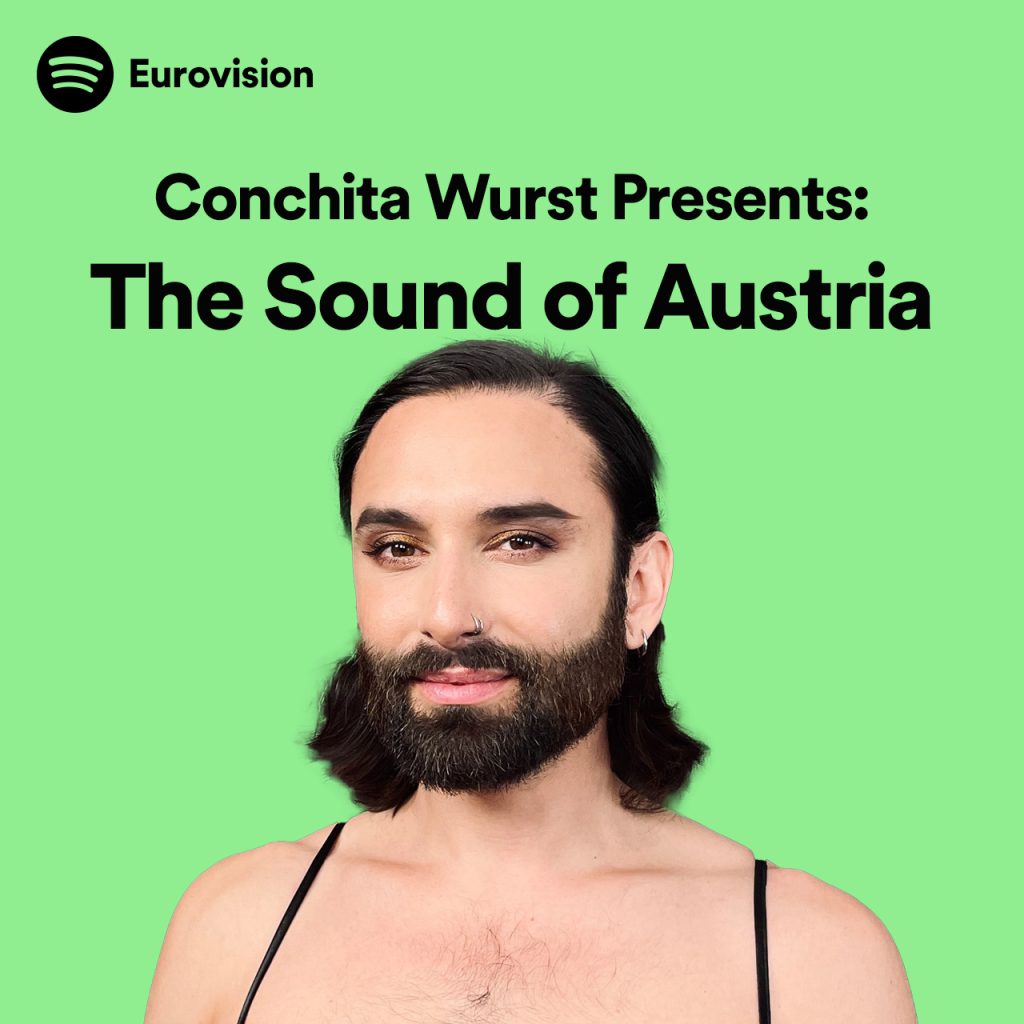 Playlist cover art for Conchita Wurst Presents: The Sound of Austria