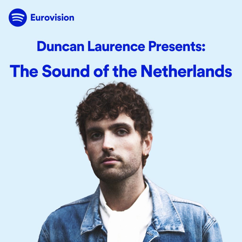 Playlist cover art for Duncan Laurence Presents: The Sound of the Netherlands