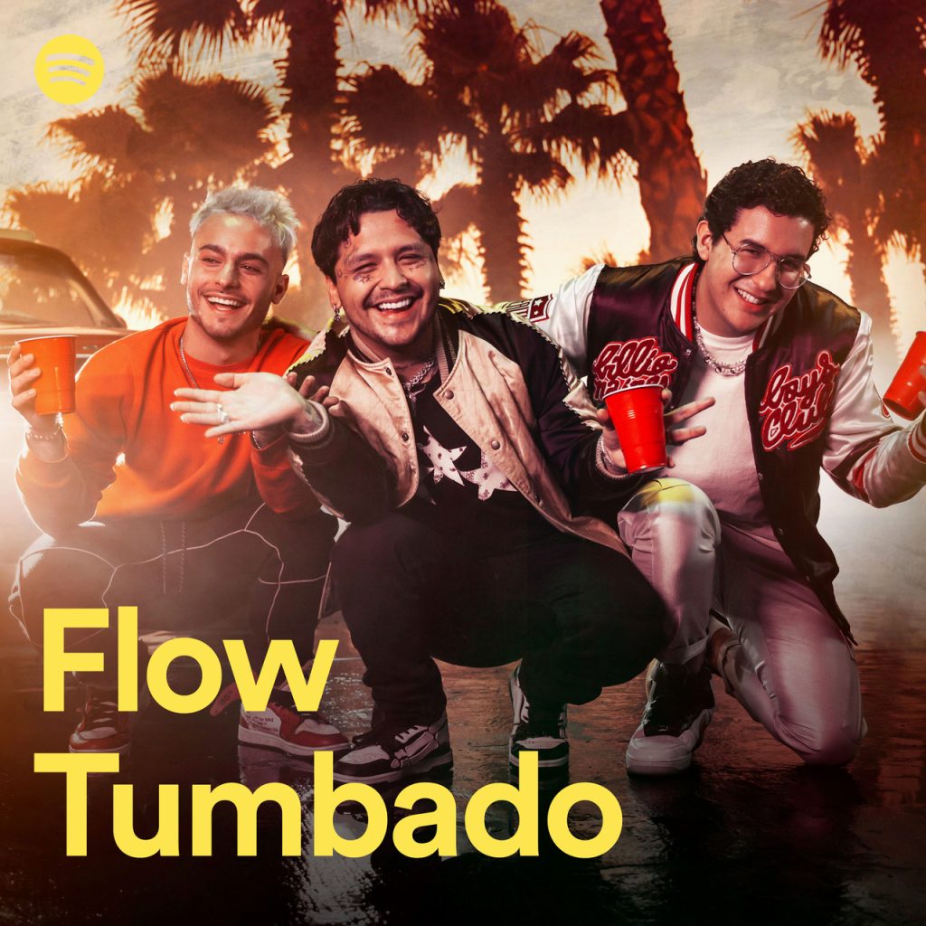 cover art for spotify playlist flow tumbado