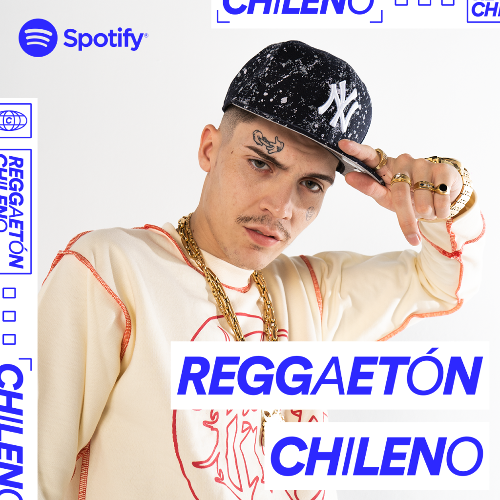 Cover art for the Spotify playlist Reggaetón Chileno featuring Marcianeke