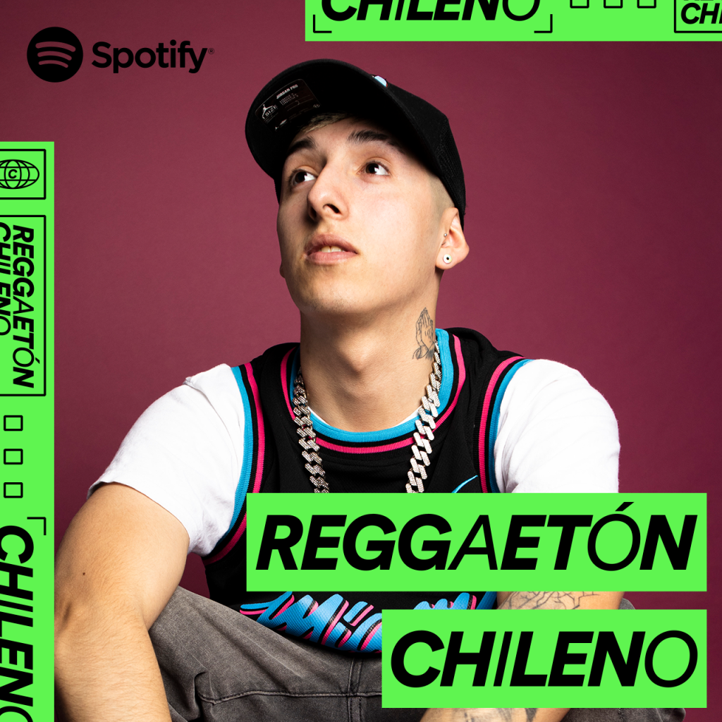 Cover art for the Spotify playlist Reggaetón Chileno featuring Pailita