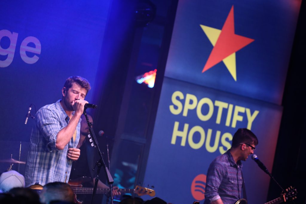 Brett Eldredge performs at Spotify House during CMA Fest at Ole Red