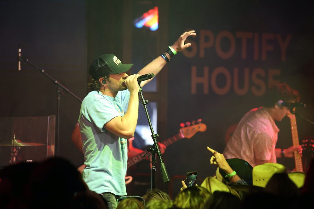 Conner Smith performs at Spotify House during CMA Fest at Ole Red