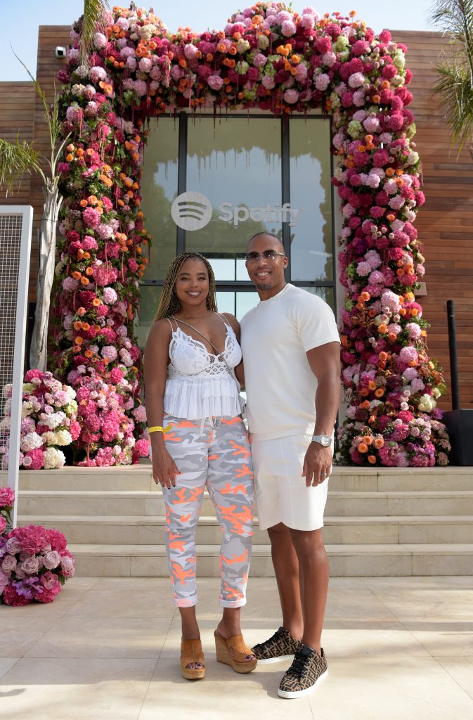 Jemele Hill with boyfriend H.Wood attend Spotify's intimate evening of music and culture