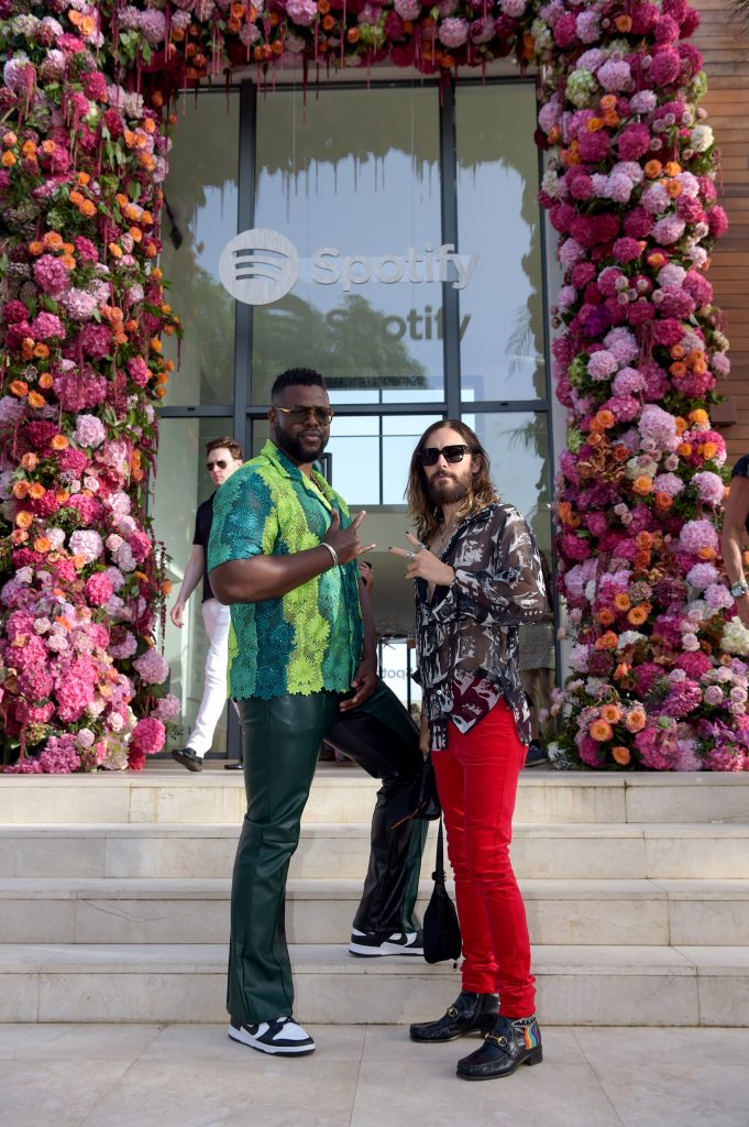 Winston Duke and Jared Leto attend Spotify's intimate evening of music and culture