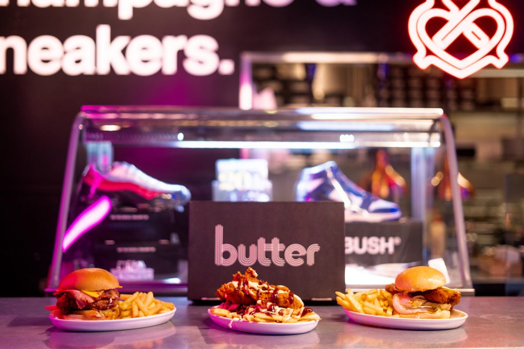 All menu items at the Spotify x Butter event in Sydney