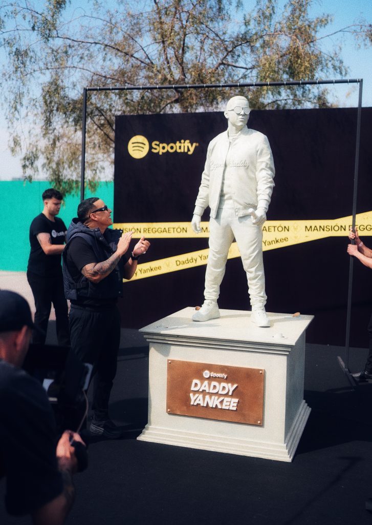 Spotify Pays Tribute to Reggaeton Pioneer Daddy Yankee With a Statue in  Chile — Spotify