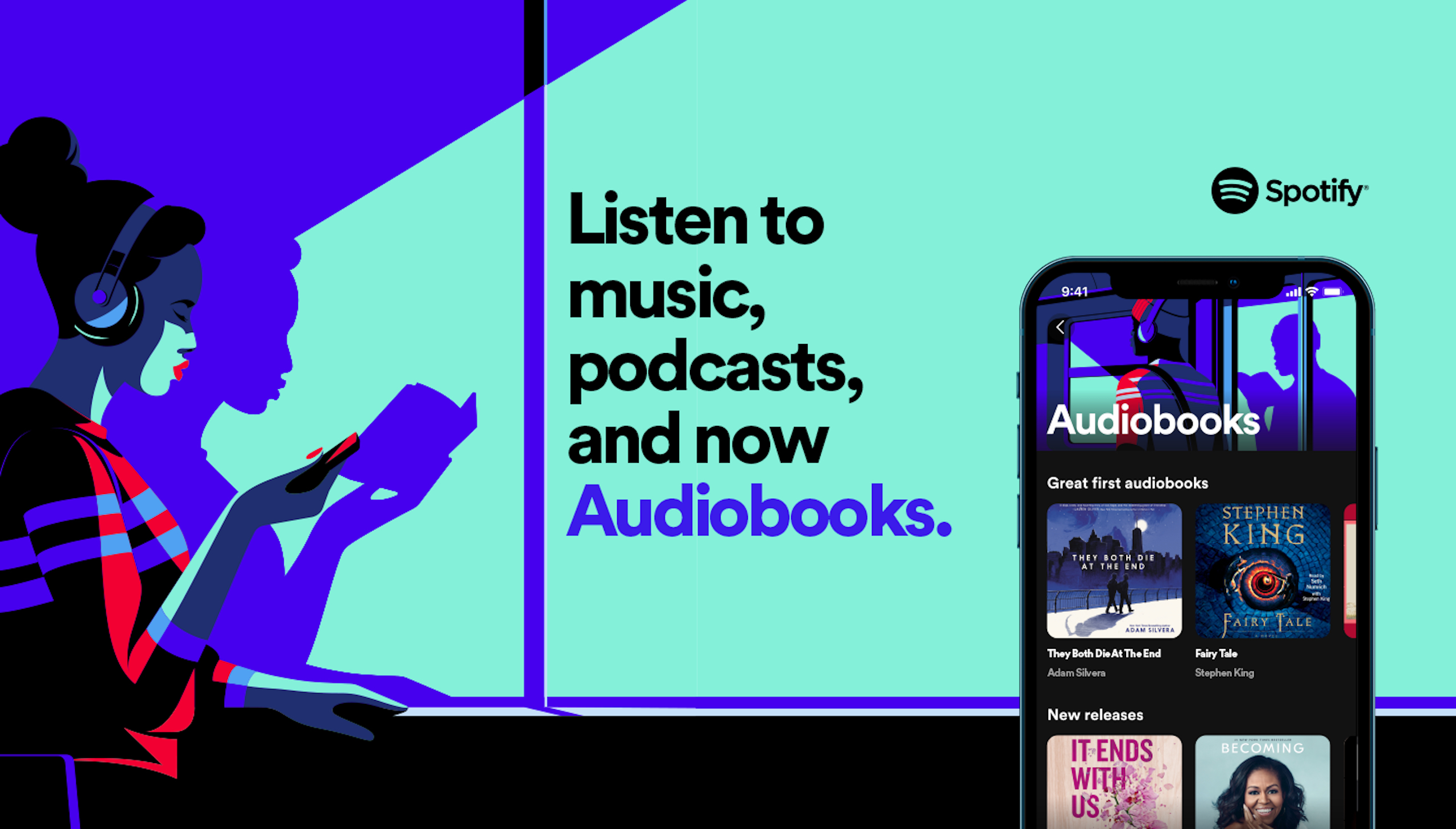 With Audiobooks Launching in the U.S. Today, Spotify Is the Home for All  the Audio You Love — Spotify