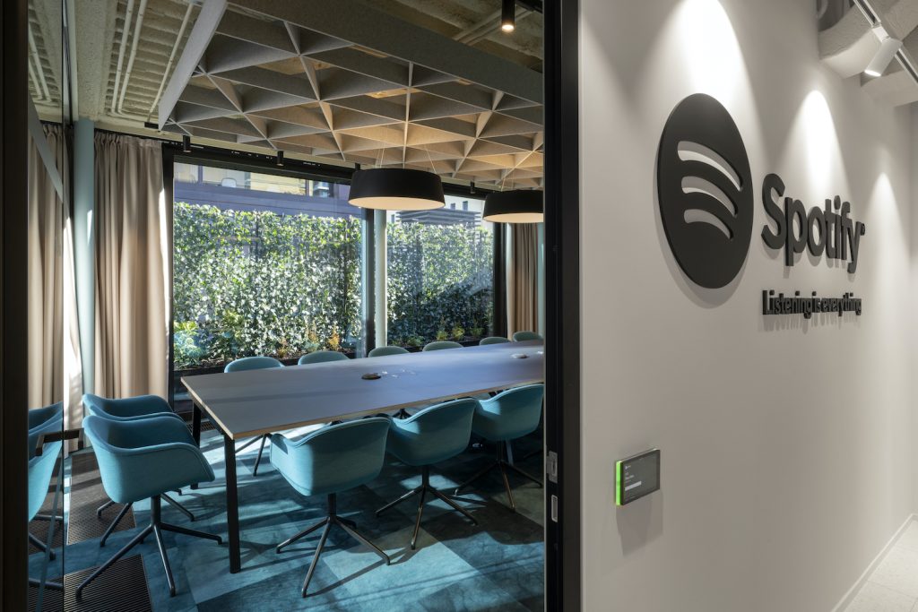 Casa Spotify Milan office space