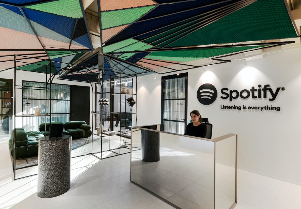 Casa Spotify Milan reception