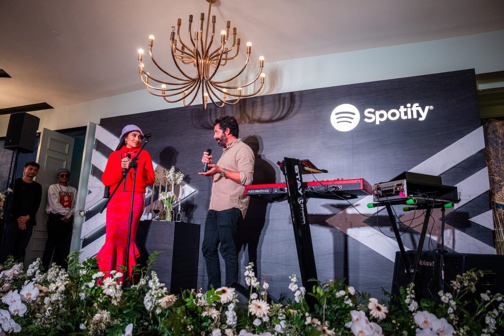 Yuna and Jeremy at Spotify Supper Singapore