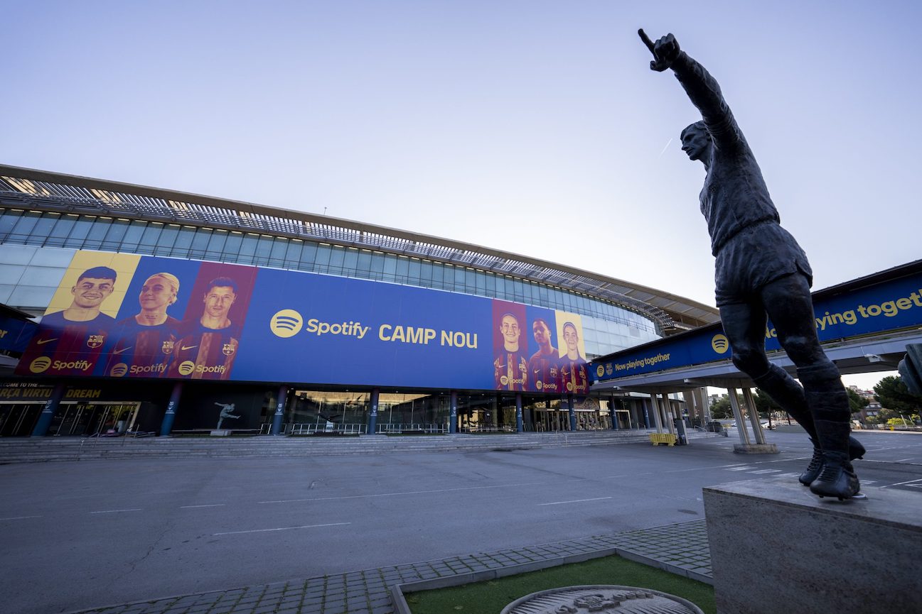 Spotify and FC Barcelona Team Up With The Rolling Stones on a Special El  Clásico Shirt, Merchandise Collection, and Matchday Playlist — Spotify