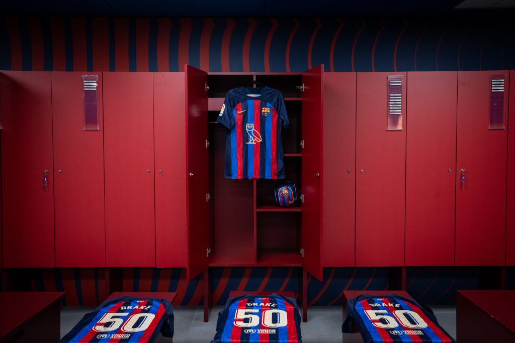 Spotify puts Drake OVO Sound logo on FC Barcelona's next match kit - Music  Ally