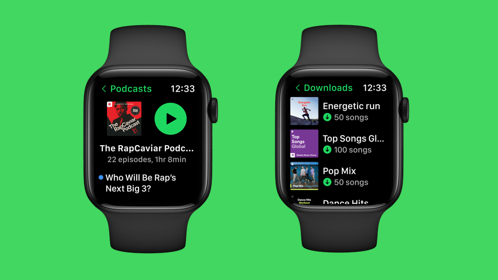 Spotify en el Apple Watch