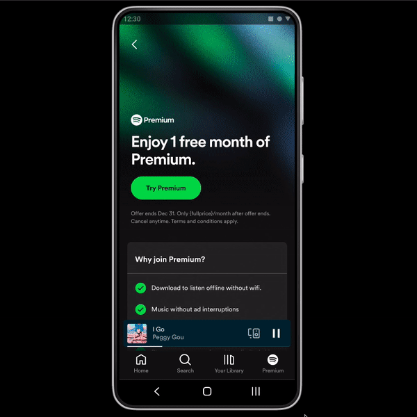 Google Play User Choice Billing starting with Spotify, US pilot