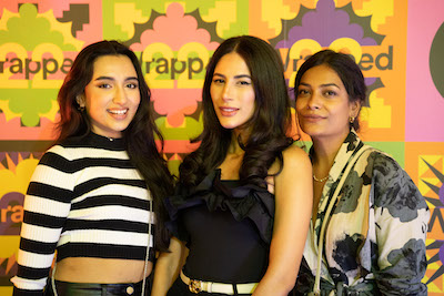 attendees pose at the spotify wrapped party in pakistan