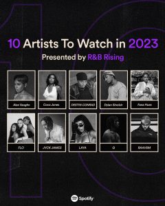 Soooo grateful to be included in @spotify's Pop Rising Artists To Watch of  2024 !! Thank you thank you 😭🖤 @todaystophits @spotify