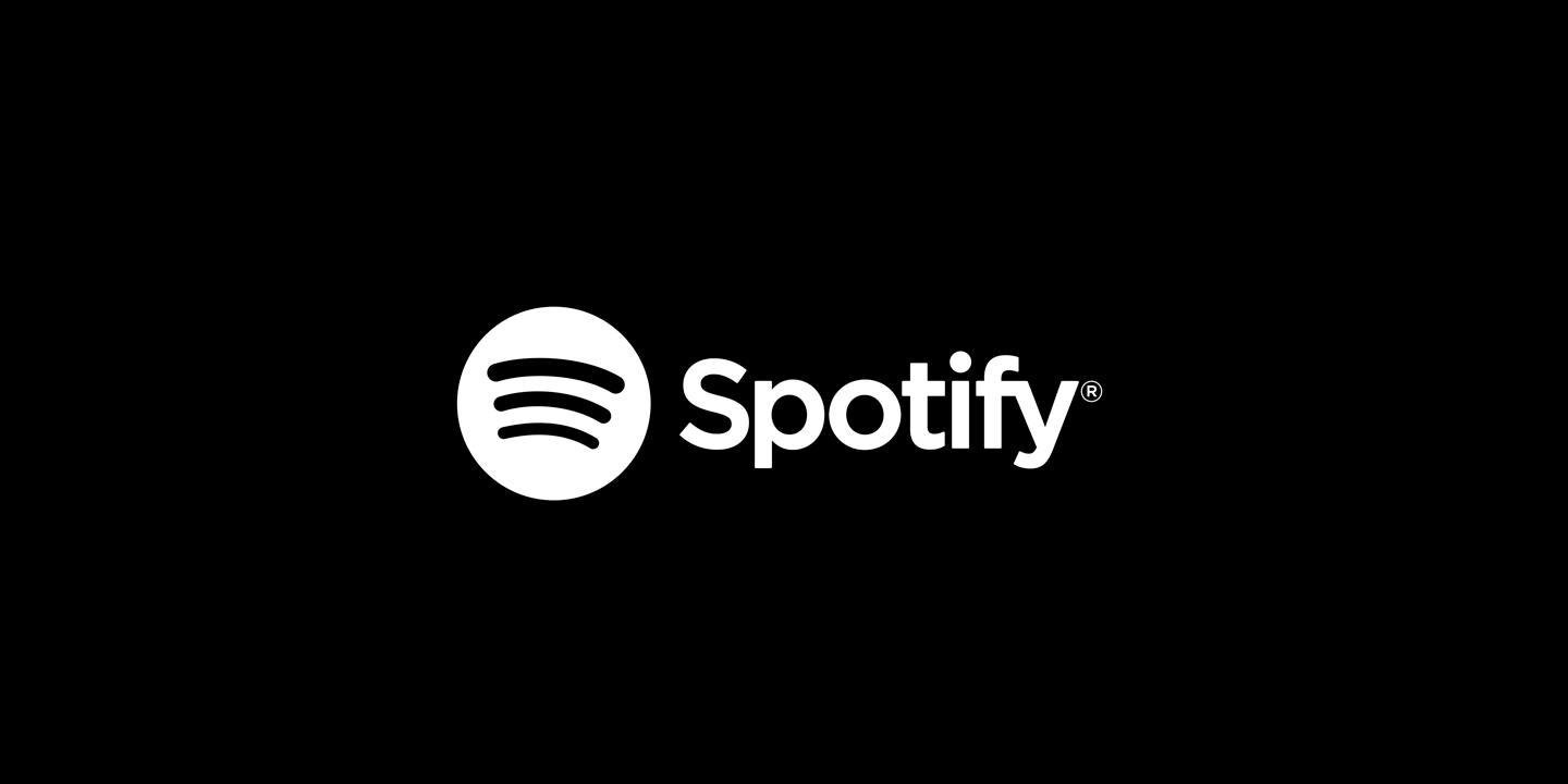 spotify logo black