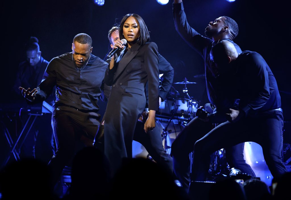 WEST HOLLYWOOD, CALIFORNIA - FEBRUARY 02: Muni Long performs onstage during Spotify's 2023 Best New Artist Party at Pacific Design Center on February 02, 2023 in West Hollywood, California. (Photo by Monica Schipper/Getty Images for Spotify)