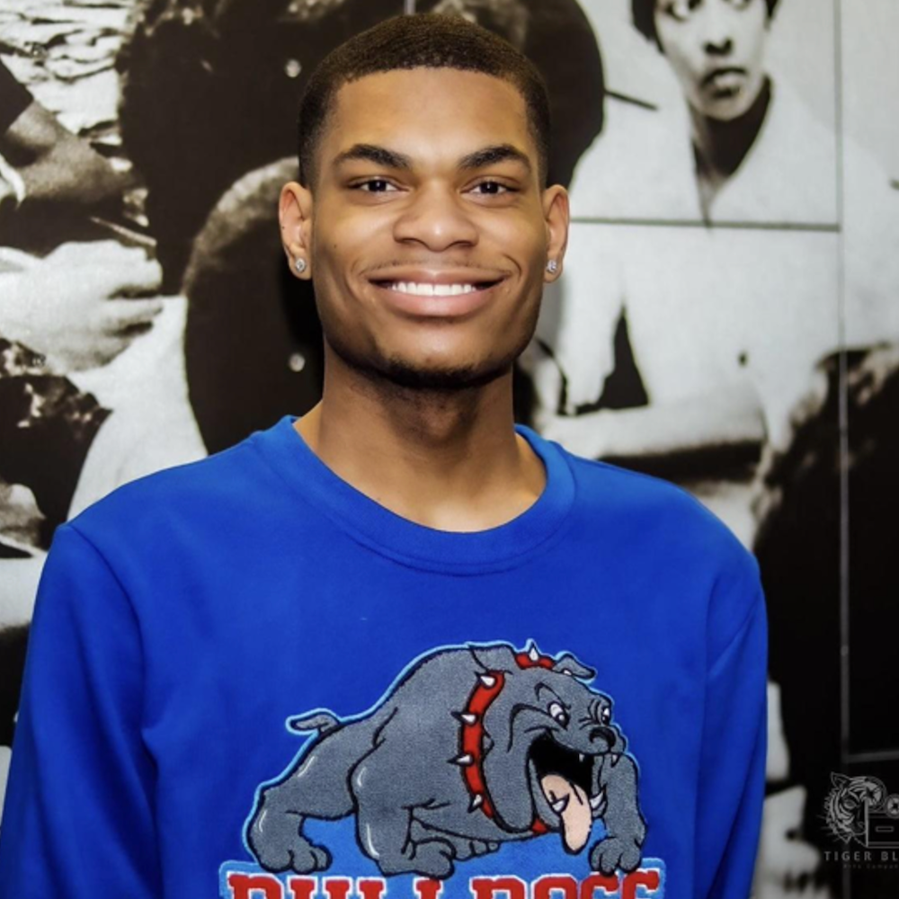 A photograph of Rodney Earl McClendon Jr posing in front of the camera